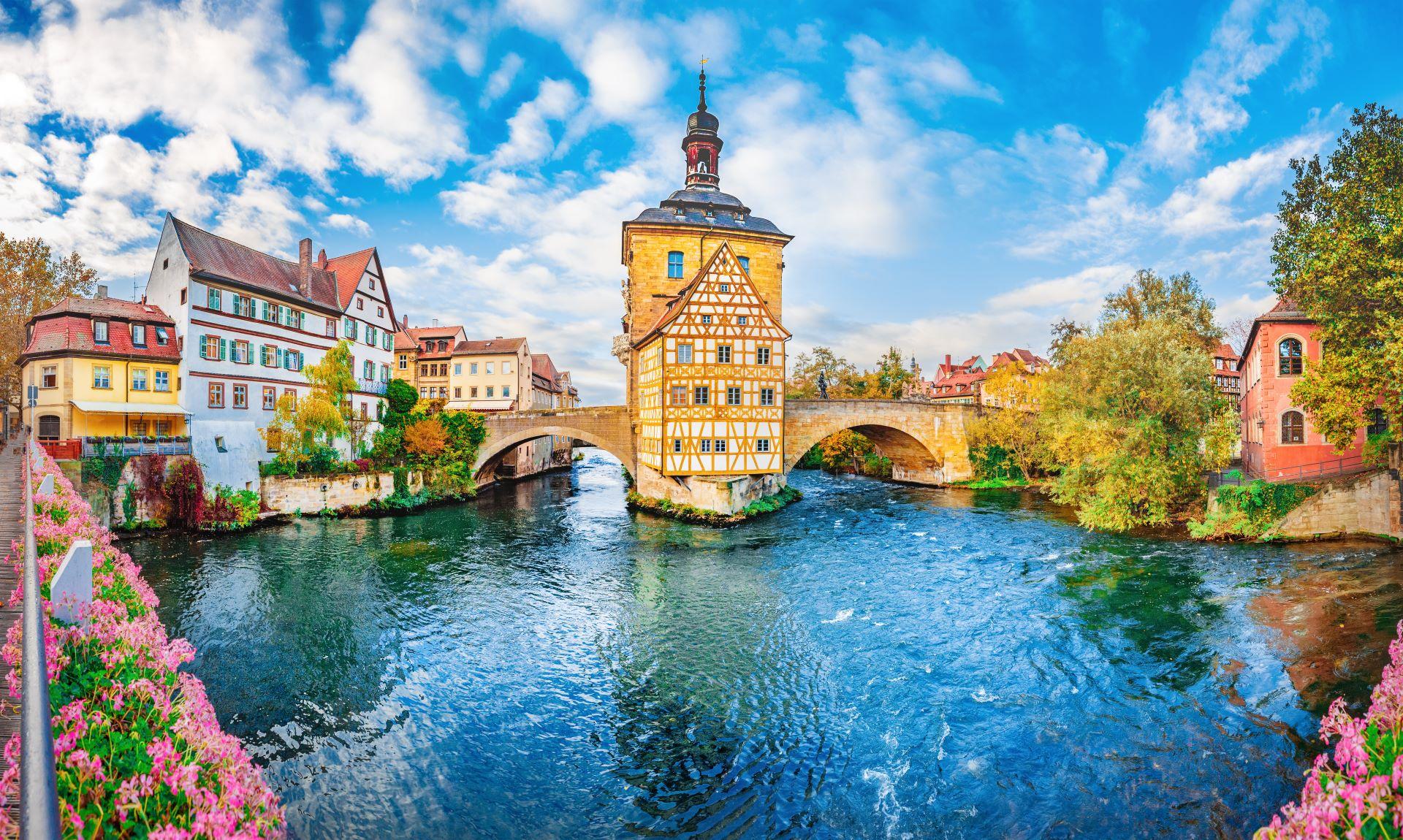 Altstadt von Bamberg mit Brücke